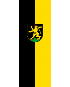 Vertical Hanging Swivel Crossbar Banner Flag: Heidelberg |  portrait flag | 6m² | 64sqft | 400x150cm | 13x5ft 