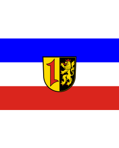 Flag: Mannheim, Universitätsstadt |  landscape flag | 1.35m² | 14.5sqft | 90x150cm | 3x5ft 