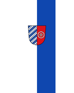 Flag: Neckar-Odenwald-Kreis (Kreis) |  portrait flag | 3.5m² | 38sqft | 300x120cm | 10x4ft 