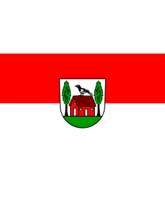 Flag: Aglasterhausen |  landscape flag | 1.35m² | 14.5sqft | 90x150cm | 3x5ft 