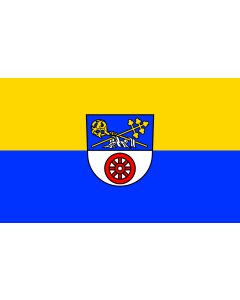 Flag: Billigheim |  landscape flag | 1.35m² | 14.5sqft | 90x150cm | 3x5ft 