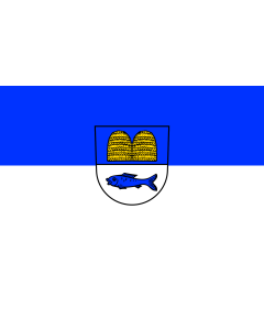 Flag: Binau |  landscape flag | 1.35m² | 14.5sqft | 90x150cm | 3x5ft 