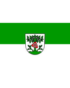 Flag: Buchen (Odenwald) |  landscape flag | 1.35m² | 14.5sqft | 90x150cm | 3x5ft 