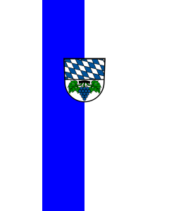 Flag: Haßmersheim |  portrait flag | 3.5m² | 38sqft | 300x120cm | 10x4ft 