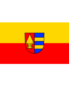 Flag: Hüffenhardt |  landscape flag | 1.35m² | 14.5sqft | 90x150cm | 3x5ft 