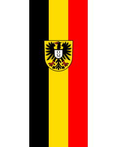 Flag: Mosbach | portrait flag | 3.5m² | 38sqft | 300x120cm | 10x4ft