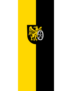 Flag: Neckarzimmern | portrait flag | 3.5m² | 38sqft | 300x120cm | 10x4ft