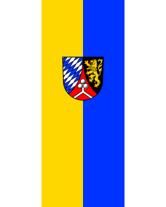 Flag: Obrigheim |  portrait flag | 3.5m² | 38sqft | 300x120cm | 10x4ft 
