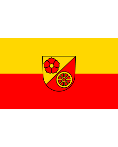 Flag: Rosenberg |  landscape flag | 1.35m² | 14.5sqft | 90x150cm | 3x5ft 
