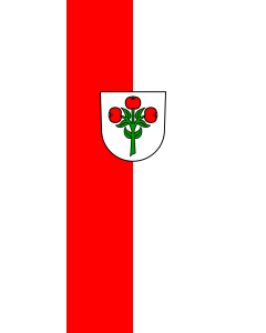 Flag: Schwarzach | portrait flag | 3.5m² | 38sqft | 300x120cm | 10x4ft
