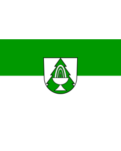Flag: Waldbrunn |  landscape flag | 1.35m² | 14.5sqft | 90x150cm | 3x5ft 