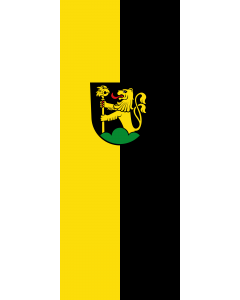 Vertical Hanging Beam Flag: Altlußheim |  portrait flag | 3.5m² | 38sqft | 300x120cm | 10x4ft 