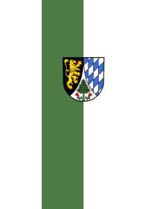 Bandera de Bandera vertical con manga cerrada para potencia Bammental | bandera vertical | 3.5m² | 300x120cm