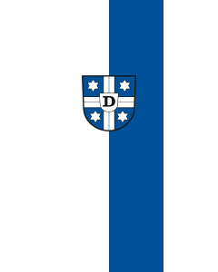 Flag: Dielheim |  portrait flag | 3.5m² | 38sqft | 300x120cm | 10x4ft 