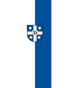 Bandera de  Dielheim |  bandera vertical | 6m² | 400x150cm 