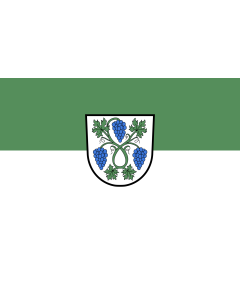 Bandera de  Dossenheim |  bandera horizontal | 1.35m² | 90x150cm 