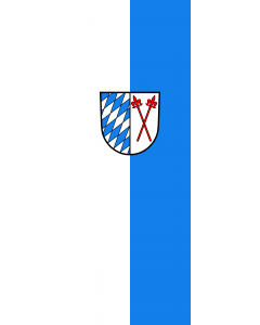 Vertical Hanging Swivel Crossbar Banner Flag: Eschelbronn |  portrait flag | 6m² | 64sqft | 400x150cm | 13x5ft 