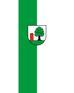 Bandera de Bandera vertical con potencia Gaiberg | bandera vertical | 3.5m² | 300x120cm