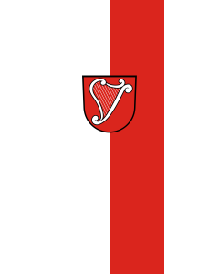 Flag: Heddesbach |  portrait flag | 3.5m² | 38sqft | 300x120cm | 10x4ft 