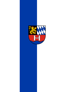 Bandera de  Heddesheim |  bandera vertical | 6m² | 400x150cm 