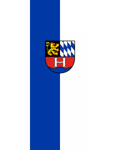 Vertical Hanging Beam Flag: Heddesheim |  portrait flag | 3.5m² | 38sqft | 300x120cm | 10x4ft 