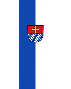 Vertical Hanging Swivel Crossbar Banner Flag: Heiligkreuzsteinach |  portrait flag | 6m² | 64sqft | 400x150cm | 13x5ft 