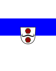 Flag: Hemsbach |  landscape flag | 1.35m² | 14.5sqft | 90x150cm | 3x5ft 