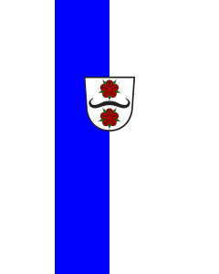Flag: Hemsbach | portrait flag | 3.5m² | 38sqft | 300x120cm | 10x4ft