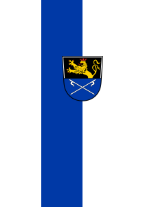 Bandera de Bandera vertical con potencia Hockenheim | bandera vertical | 3.5m² | 300x120cm