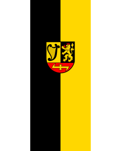 Bandiera: Ilvesheim | bandiera ritratto | 3,5&nbsp;m² | 300&nbsp;×&nbsp;120&nbsp;cm 