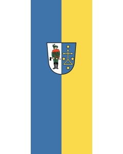 Bandera de Bandera vertical con potencia Ketsch | bandera vertical | 3.5m² | 300x120cm