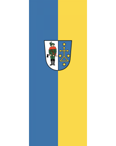 Vertical Hanging Beam Flag: Ketsch |  portrait flag | 3.5m² | 38sqft | 300x120cm | 10x4ft 