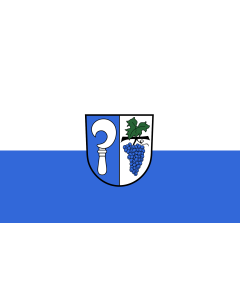 Bandera de  Laudenbach |  bandera horizontal | 1.35m² | 90x150cm 