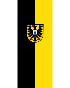 Flag: Neckargemünd |  portrait flag | 3.5m² | 38sqft | 300x120cm | 10x4ft 