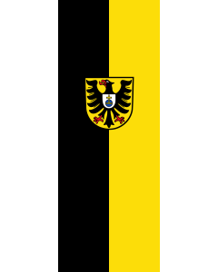 Bandera de  Neckargemünd |  bandera vertical | 6m² | 400x150cm 