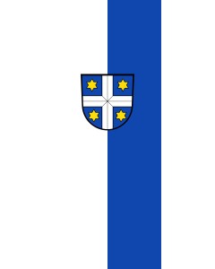 Bandera de Bandera vertical con potencia Neulußheim | bandera vertical | 3.5m² | 300x120cm