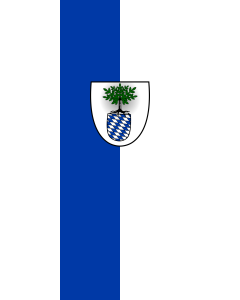 Bandera de Bandera vertical con potencia Nußloch | bandera vertical | 3.5m² | 300x120cm