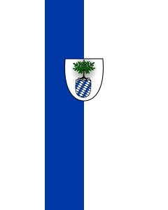 Bandera de Bandera vertical con potencia Nußloch | bandera vertical | 6m² | 400x150cm