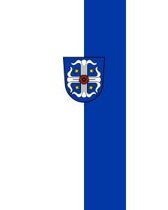 Flag: Plankstadt |  portrait flag | 3.5m² | 38sqft | 300x120cm | 10x4ft 