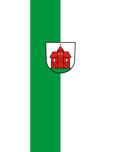 Bandera de Bandera vertical con potencia Reichartshausen | bandera vertical | 3.5m² | 300x120cm