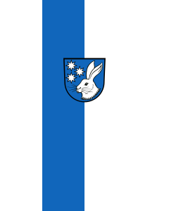 Vertical Hanging Swivel Crossbar Banner Flag: Reilingen |  portrait flag | 3.5m² | 38sqft | 300x120cm | 10x4ft 