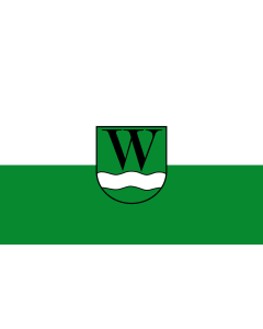 Flag: Wiesenbach |  landscape flag | 1.35m² | 14.5sqft | 90x150cm | 3x5ft 