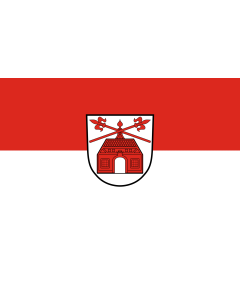 Flag: Zuzenhausen | landscape flag | 1.35m² | 14.5sqft | 90x150cm | 3x5ft