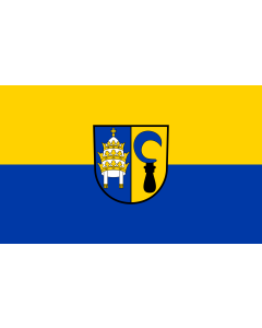 Flag: St. Leon-Rot |  landscape flag | 1.35m² | 14.5sqft | 90x150cm | 3x5ft 