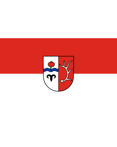 Flag: Hirschberg an der Bergstraße |  landscape flag | 1.35m² | 14.5sqft | 90x150cm | 3x5ft 