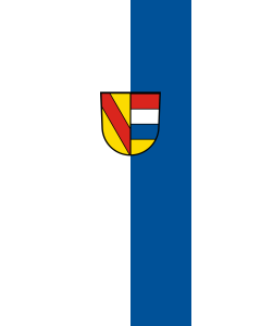 Vertical Hanging Swivel Crossbar Banner Flag: Pforzheim |  portrait flag | 6m² | 64sqft | 400x150cm | 13x5ft 