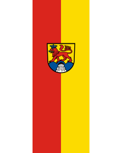 Vertical Hanging Swivel Crossbar Banner Flag: Calw (Kreis) | portrait flag | 6m² | 64sqft | 400x150cm | 13x5ft