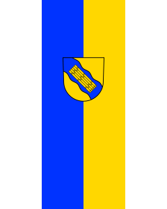 Flag: Enzklösterle | portrait flag | 3.5m² | 38sqft | 300x120cm | 10x4ft