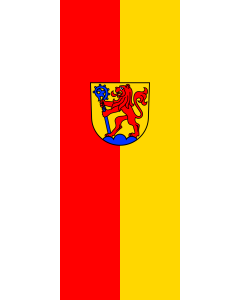 Flag: Gechingen |  portrait flag | 3.5m² | 38sqft | 300x120cm | 10x4ft 