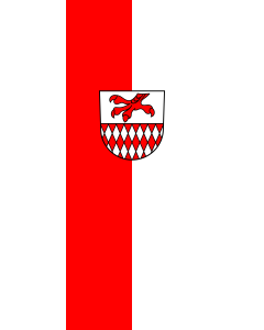 Flag: Haiterbach |  portrait flag | 3.5m² | 38sqft | 300x120cm | 10x4ft 